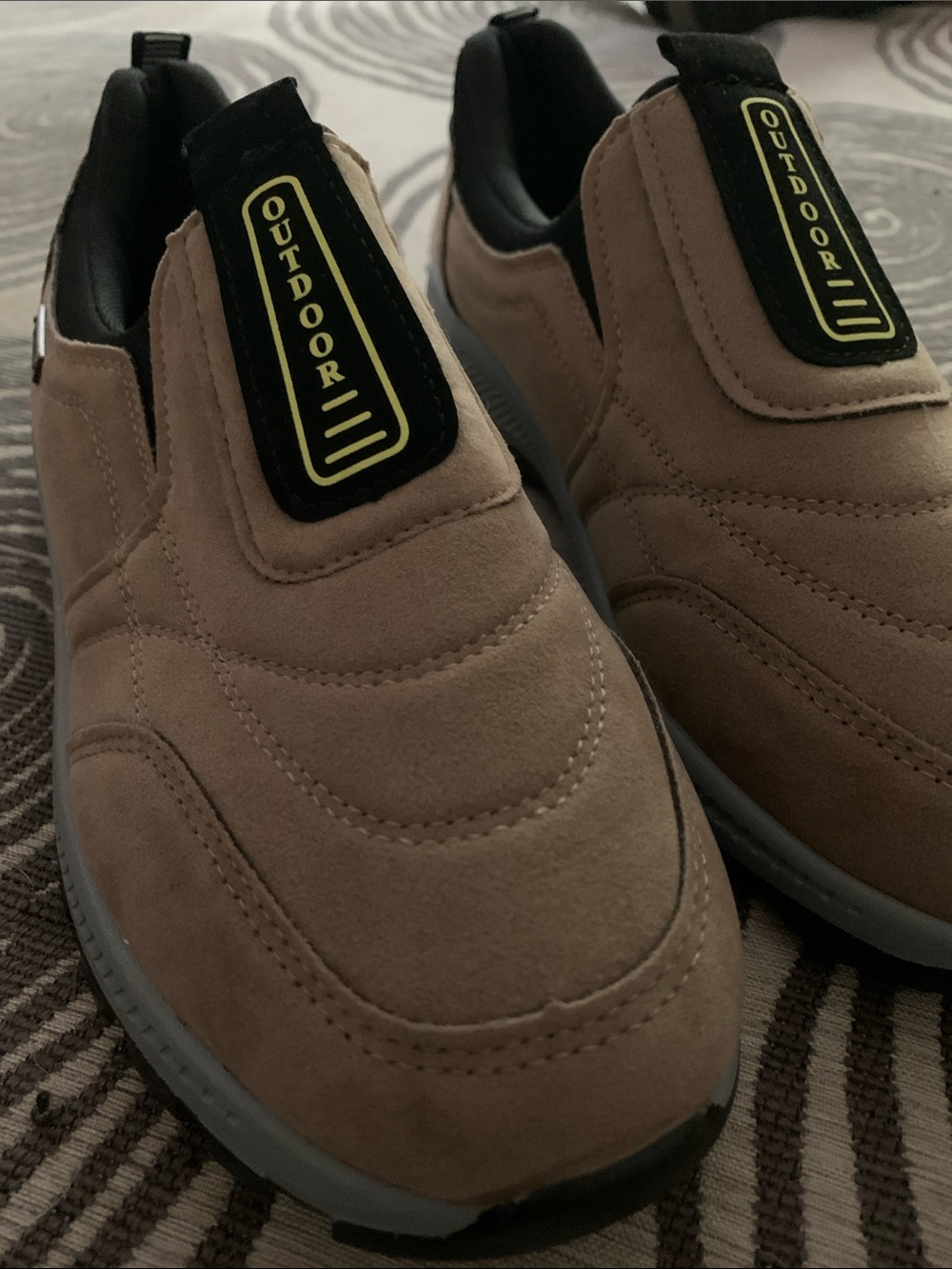 Slip-On Loafers in Tan for Men